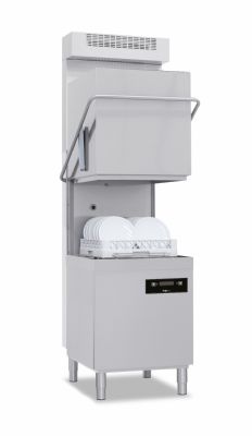 Lave-vaisselle à capot avec condenseur de vapeur panier 500x500 mm Lave-vaisselle à capot avec condenseur de vapeur panier 500x500 mm