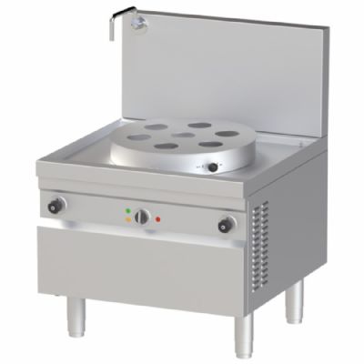 Cuiseur vapeur pour riz triphas avec kit dim-sum puissance 27 kW