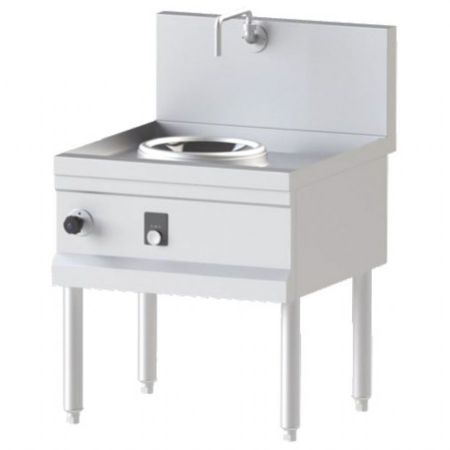 Fourneau wok à induction 1 zone Triphasé 5 kW - Virtus - NEWI775