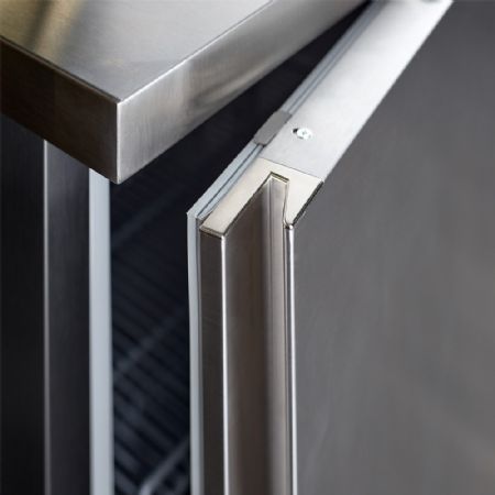 Armoire congélateur professionnelle statique 1 porte pleine, 400 L , acier inox - Diamond Promo - NFT402-R2X