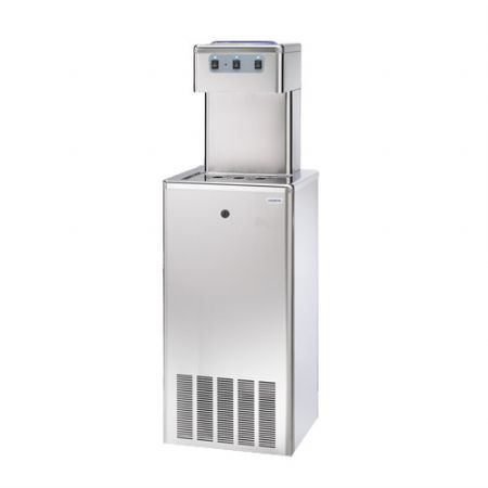 Fontaine  eau grise sur sol  2 sorties rfrigres banc de glace et 1 sortie ambiante 120 l/h