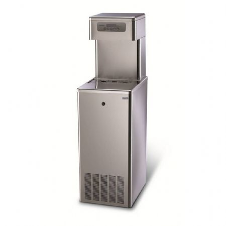 Fontaine à eau sur sol banc de glace, débit 55 L/h et 2 sorties d'eau réfrigérée - Cosmetal - NIA55ISL/CU Fontaine à eau sur sol banc de glace, débit 55 L/h et 2 sorties d'eau réfrigérée - Cosmetal - NIA55ISL/CU