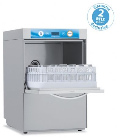 Lave-verres professionnel panier 40x40 cm avec adoucisseur - Furnotel - NIAG241AV1