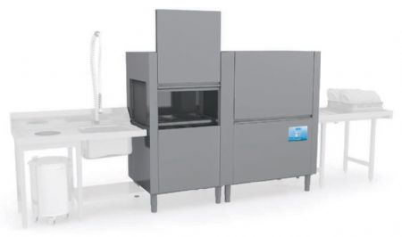 Lave vaisselle à avancement automatique Sortie gauche Panier 500 x 500 mm - Furnotel - NIAG4122G