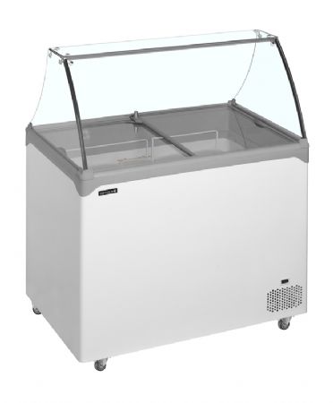 Vitrine à froid statique spéciale bacs à glace – plage de température -24 à -14°C