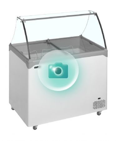 Vitrine à glace à froid statique – plage de température -24/-14°C