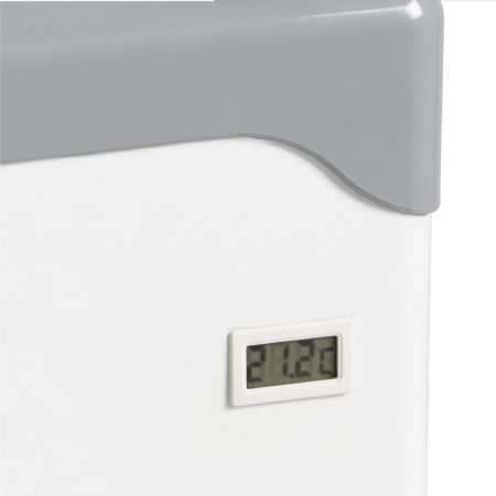 Congélateur bahut couvercle vitré de crème glacée 2 couvercles coulissants plats - Tefcold - NIC502SC