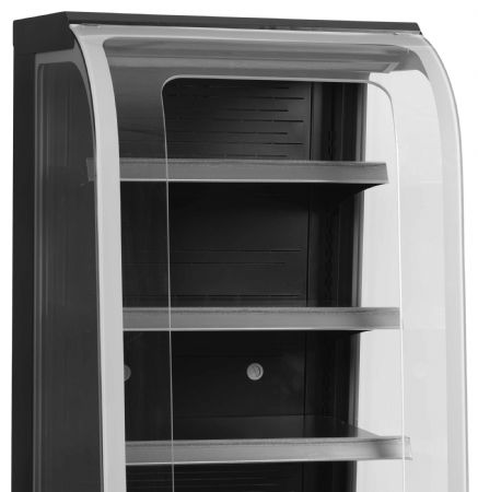 Vitrine libre service réfrigérée basse noire positive - Tefcold - NOC60CC
