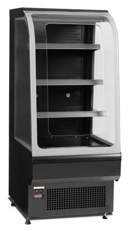 Vitrine libre service réfrigérée basse noire positive - Tefcold - NOC60CC