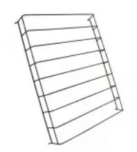 Structure 20 niveaux 600x400mm pour armoire rfrigre