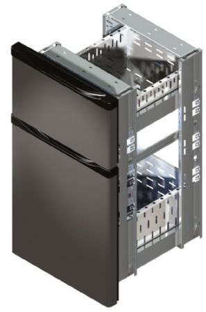 Bloc Tiroir skinplate noir pour arrire bar - 280x410x460 mm