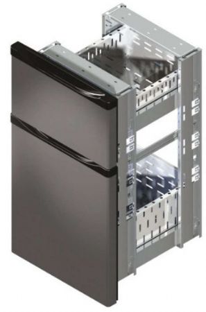 Bloc Tiroir skinplate noir pour arrire bar - 380x410x460 mm