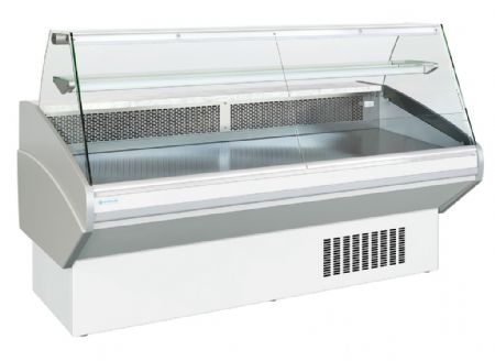 Vitrine de prsentation comptoir ventil avec vitrage droit +3 / +6C 1 porte - 1040x1054x1270