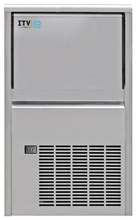Machine à glaçons à injection refroidissement eau 23 kg/24 h glaçon plein avec réserve intégrée