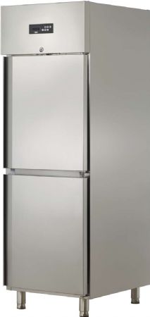 Armoire rfrigre ngative 2 demi portes pleines -5 / -22C - 610L