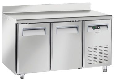 Table réfrigérée pâtissière positive 600x400 2 portes pleines avec dosseret +2/+8°C 430 L - Coolhead - PA 2200