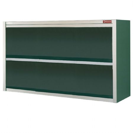Armoire murale ouverte en acier inox brossé 800x400x600 mm - Diamond - PA80/B