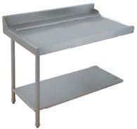Table d'Entrée pour lave vaisselle à capot panier 600 x 500 - Colged - PAP127GC