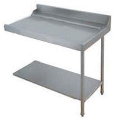 Table d'Entrée lisse pour lave vaisselle à capot panier 500 x 500 et panier 600 x 500 - Colged - PAP707G