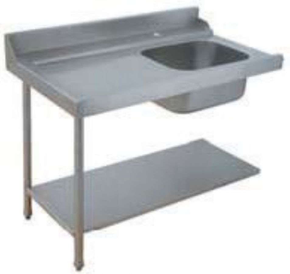 Table � capot pour paniers 500x500 ou 600x500 avec bac 500x400x250 mm et 1200x715x850 mm