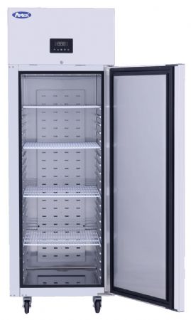 Armoire réfrigérateur positive professionnelle EMBOUTIE GN2/1 FULL AISI 304 CONNECTÉE 1 PORTE 552 L classe énergétique A - Atosa - PBF40RSGR-FULL304