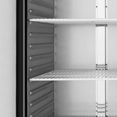 Armoire réfrigérée positive GN2/1 en inox monobloc 1 porte avec fonction connectée