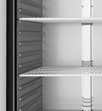 Armoire réfrigérateur positive professionnelle emboutie GN2/1 Full AISI 304 connectée 2 portes 1235 L classe A - Atosa - PBF80RSGR-FULL304