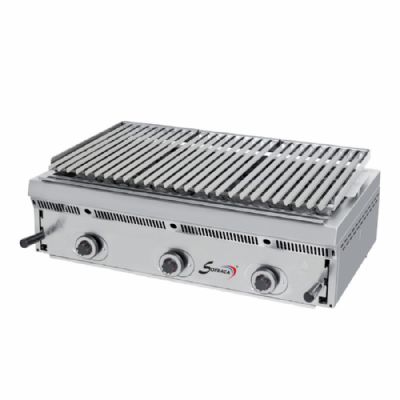 Grill pierre de lave gaz spécial steak réglable 3 zones de chauffe - 1 grille 820x475 Grill pierre de lave gaz spécial steak réglable 3 zones de chauffe - 1 grille 820x475