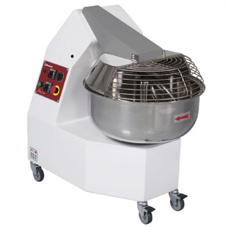 Pétrin boulangerie à fourche 35 kg 2 vitesses avec minuterie sur roues 500x850x755 mm - Diamond - PBR-35/T2V Pétrin boulangerie à fourche 35 kg 2 vitesses avec minuterie sur roues 500x850x755 mm - Diamond - PBR-35/T2V