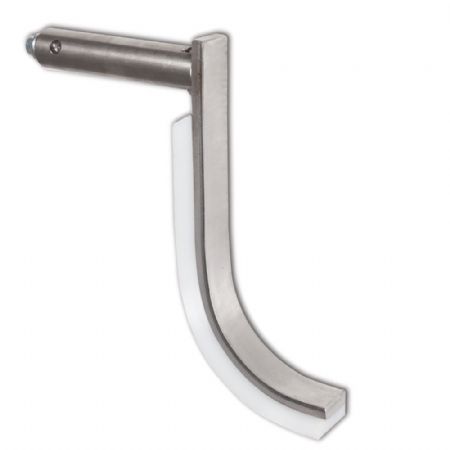 Pétrin boulangerie à fourche 60 kg 2 vitesses timer et 2 roues + 2 vérins 660x1068x1025 mm - Diamond - PBR-60/T2V