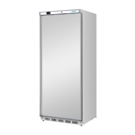 Armoire rfrigre positive inox avec 1 porte battante -  600 litres