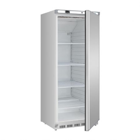 Armoire rfrigre positive inox avec 1 porte battante -  600 litres