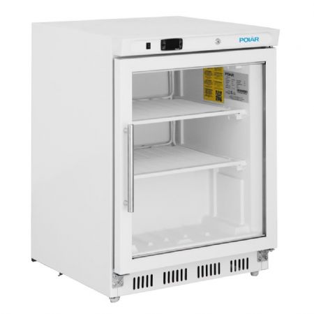 Armoire rfrigre ngative blanche  poser - 129 litres