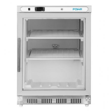Congélateur à poser 129 L négatif vitré inox - Polar - PC008