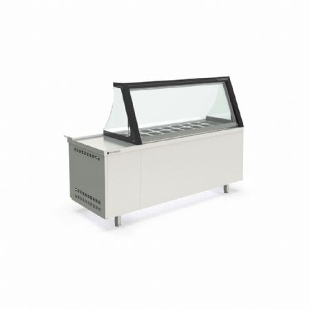 Saladette réfrigérée 3 portes pleines 595 L positive - Coreco - PC80-200-L