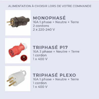 Plancha professionnelle lisse inox triphasée 5,4 kW à poser - 442x642 mm Plancha professionnelle lisse inox triphasée 5,4 kW à poser - 442x642 mm