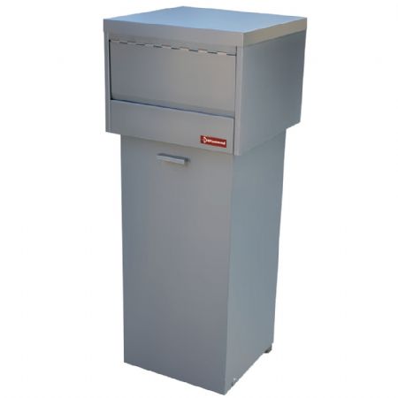 Refroidisseur de déchets professionnel Poubelle snacking 80 litres avec 2 roues - Diamond Promo - PCR/SK