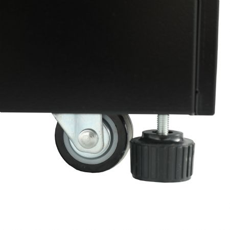 Comptoirs réfrigérés positive 2 portes vitrées noir 338 L -1 à +5 °C - Tefcold - PDA3-CTF120B-1