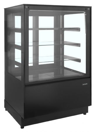 Comptoirs réfrigérés façade et dessus vitrés plans positive - Tefcold - PDA3-CTF90B-1