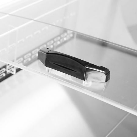 Réfrigérateur îlot noir 190 L -1 à +5 °C - Tefcold - PDC126 VS SL LED