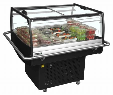 Réfrigérateur îlot noir pour positif 105 L -1 à +5 °C - Tefcold - PDC90SL-2