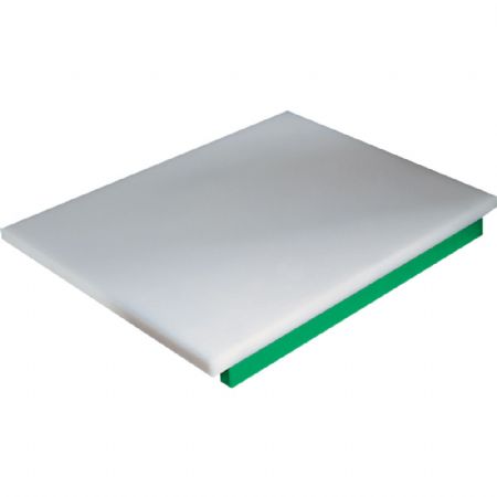 Planche de dcoupe en polythylne pour lgumes couleur vert