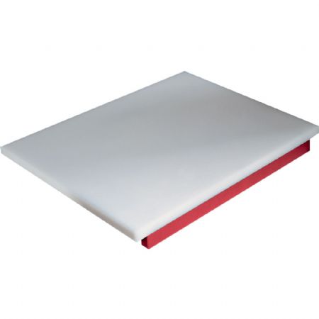 Planche de dcoupe en polythylne pour viande couleur rouge