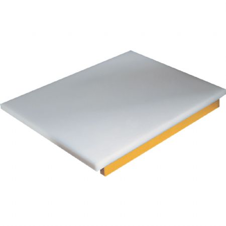 Planche de dcoupe en polythylne pour poulet couleur jaune