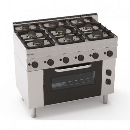 Plaque de cuisson pro top 2 feux vifs gaz gamme 600