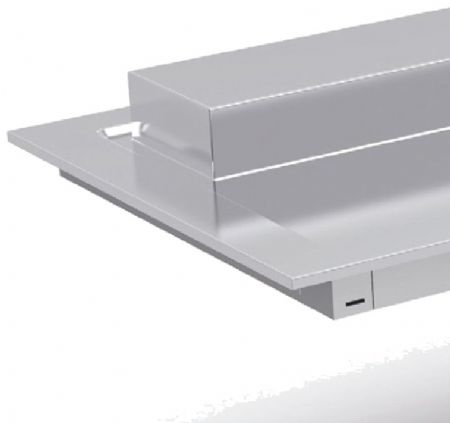 Plaque froide double niveaux à encastrer avec groupe intégré -4 / +4 °C - 2xGN1/1