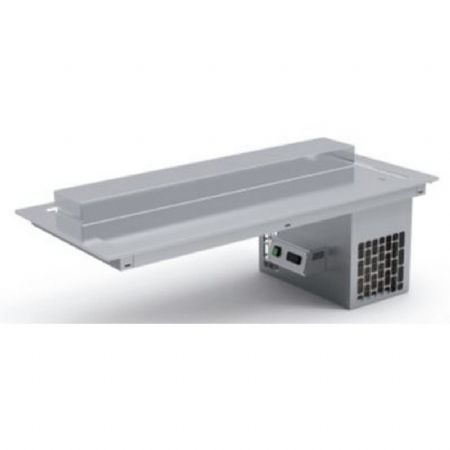 Plaque froide double niveaux  encastrer avec groupe intgr -4 / +4 C - 6xGN1/1