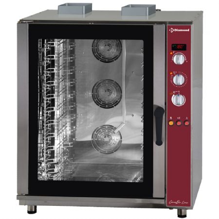 Four  convection gaz 11x EN GN humidificateur automatique
