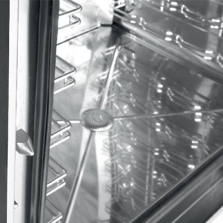 Four professionnel à convection gaz commandes manuelles humidificateur automatique - Diamond Promo - PFG-52/S