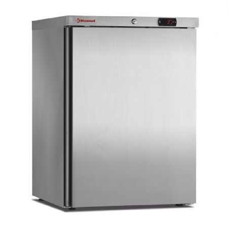 Mini armoire réfrigérée ventilée 150 L porte pleine acier inox - Diamond Promo - PFV202-R6X Mini armoire réfrigérée ventilée 150 L porte pleine acier inox - Diamond Promo - PFV202-R6X
